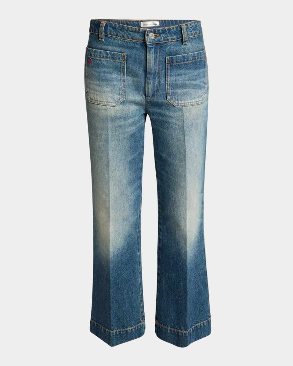 Alina Kickflare Crop Jeans